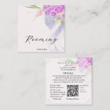 Vendretti Bleu Sheer Bow et Bouquet Rooming