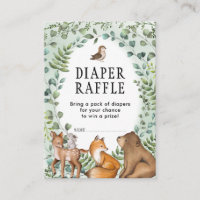 Verdure Forêt Bois Animaux Repas de couches Raffle