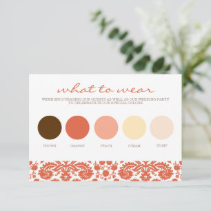 Carte D'accompagnement Vérone Sunset Attire