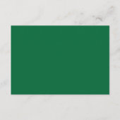 Carte D'accompagnement vert, azur, aqua, bleu électrique, police (Devant)