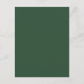 Carte D'accompagnement Vert Pin (Dos)