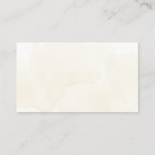 Carte D'accompagnement Vert Porte Genre Neutre Merci Jaune Encl (Dos)