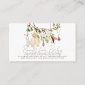 Carte D'accompagnement Vêtements de vacances Lave-linge Demande de réserv (Devant)