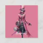 Carte D'accompagnement Veuillez Noter Fashion Steampunk Skeleton Ghost (Devant)