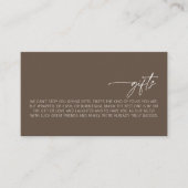 Carte D'accompagnement Vibes du désert Cadeaux de mariage ID1019 (Devant)