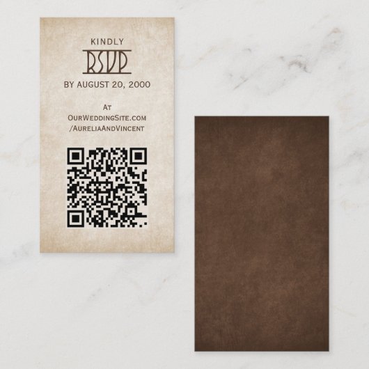 Carte D'accompagnement Viking Celtic Gamer Mariage (Devant / Derrière)