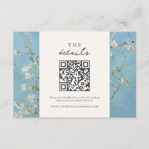 Carte D'accompagnement Vincent Van Gogh Almond Blossom Floral Mariage