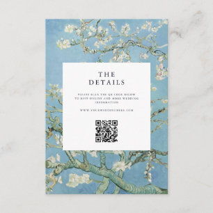 Carte D'accompagnement Vincent Van Gogh Almond Blossom Floral Mariage