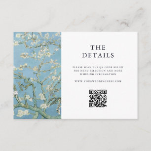 Carte D'accompagnement Vincent Van Gogh Almond Blossom Floral Mariage