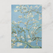 Carte D'accompagnement Vincent Van Gogh Almond Blossom Floral Mariage (Dos)