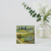 Carte D'accompagnement Vincent Van Gogh Garden (Debout devant)
