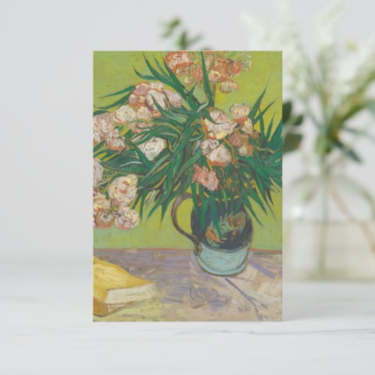 Carte D'accompagnement Vincent van Gogh - Oleanders (Debout devant)