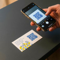 Vins de citron bleu et jaune RSVP QR Code