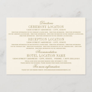 Carte D'accompagnement Vintage ivoire Antique Flourdissant Informations M