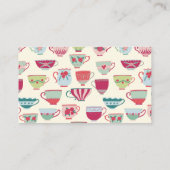 Carte D'accompagnement Vintage Teacup Baby Shower Gift Registry QR code (Dos)