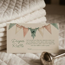 Vintage Watercolor Bunting Baby