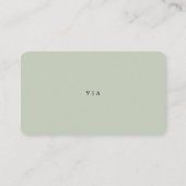 Carte D'accompagnement Vœu de lune de miel Eucalyptus de verdure rustique (Dos)