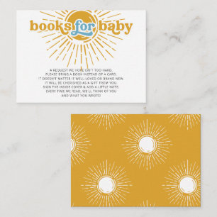 Carte D'accompagnement Voici la demande de Baby shower du fils retro