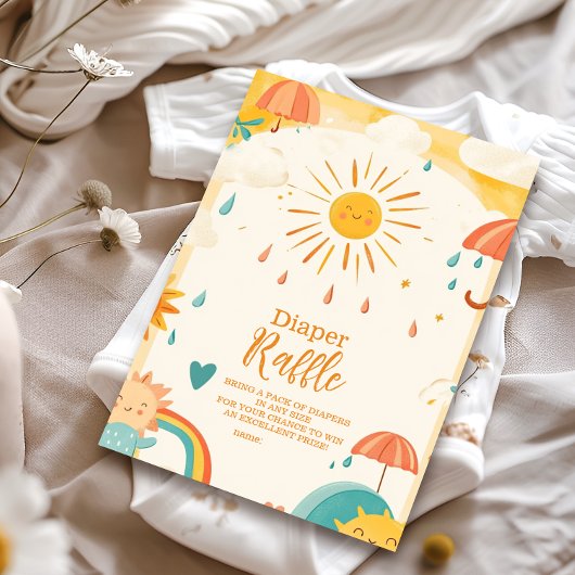 Carte D'accompagnement Voici le chevalet de diapper jaune Fils