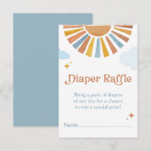 Carte D'accompagnement Voici le Fils - Déchirer Raffle Insérer (Devant / Derrière)