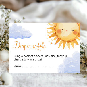 Carte D'accompagnement Voici l'invitation du baby shower Sun