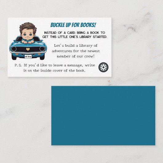 Carte D'accompagnement Voiture de course classique Cruisin' En Apportez u (Devant / Derrière)