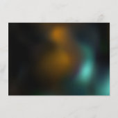 Carte D'accompagnement Vol de libellule verte lumineuse (Dos)