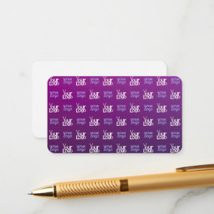 Carte D'accompagnement Votre logo   2 images ou logos d'entreprise téléch