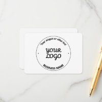 Votre logo avec Slogan et nom commercial modifiabl