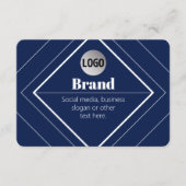 Carte D'accompagnement Votre logo et design moderne personnalisable | Ble (Devant)