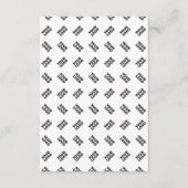 Carte D'accompagnement Votre logo | Motif répété de substitution simple (Devant)