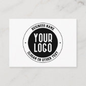 Carte D'accompagnement Votre logo ou votre conception d'entreprise | Text (Devant)