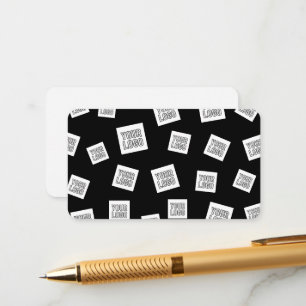 Carte D'accompagnement Votre logo, photo ou autre image   Placement aléat