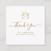 Carte D'accompagnement Votre Merci de marque et de logo (Devant)