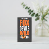 Carte D'accompagnement Vous me rendez Foxdevils fou anglais (Debout devant)