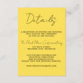 Carte D'accompagnement Vrai Simplicité 3 Script Mariage de tournesol mini (Devant)