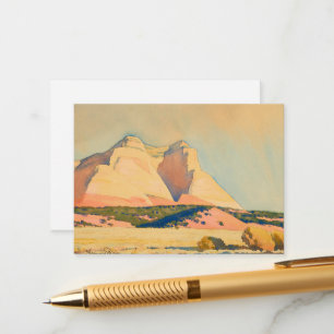 Carte D'accompagnement Vue du Mont Carmel, Utah par Maynard Dixon