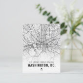 Carte D'accompagnement Washington Mariage Weekend Détails (Debout devant)