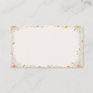 Carte D'accompagnement Watercolor Camellia Wedding Enclosure Card