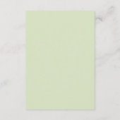 Carte D'accompagnement Watercolor Eucalyptus Wedding | White (Dos)
