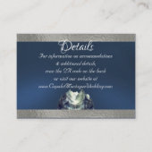 Carte D'accompagnement Watercolor Mountain & Ribbon, code QR (Devant)