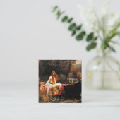 Carte D'accompagnement Waterhouse Lady of Shalott (Debout devant)