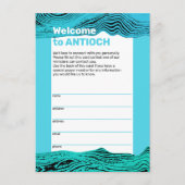 Carte D'accompagnement Wavy Waters Jesus Fish Visitor Card (Devant)