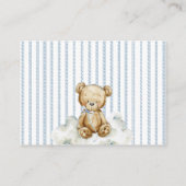 Carte D'accompagnement We Can Bearly Wait Bear Baby Shower Diaper Raffle (Dos)
