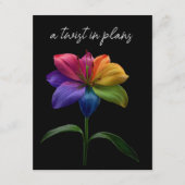 Carte D'accompagnement Wedding Date CHANGE Enclosure Card (Devant)