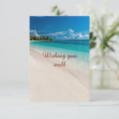 Carte D'accompagnement Wedding Enclosure Beach Card Insert (Debout devant)