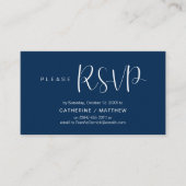 Carte D'accompagnement Wedding Invites RSVP Reminder, Modern Minimal (Devant)