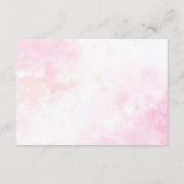 Carte D'accompagnement Wedding shower forestier tropical des Bougainvilli (Dos)