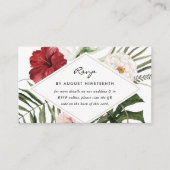 Carte D'accompagnement Wedding Website | QR Code Scan  (Devant)