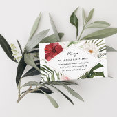 Carte D'accompagnement Wedding Website | QR Code Scan